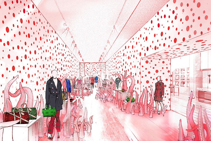 Yayoi Kusama x Louis Vuitton Pop-Up Store Preview