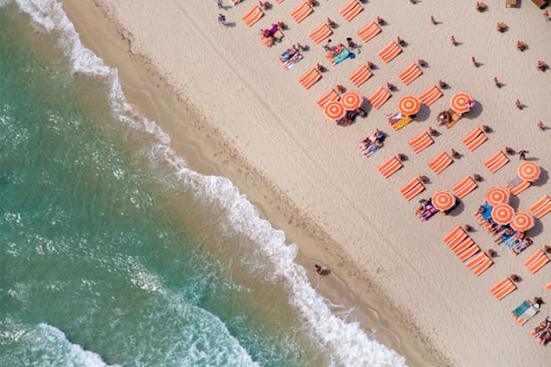 A La Plage by Gray Malin