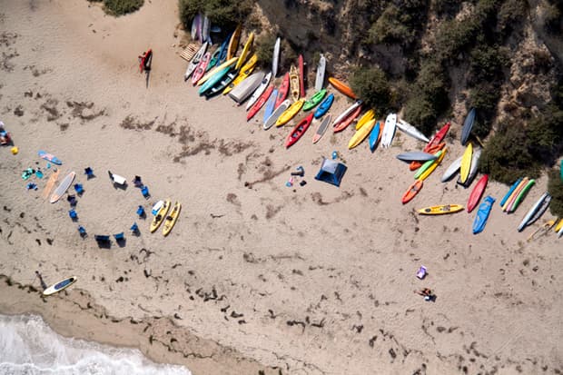 A La Plage by Gray Malin