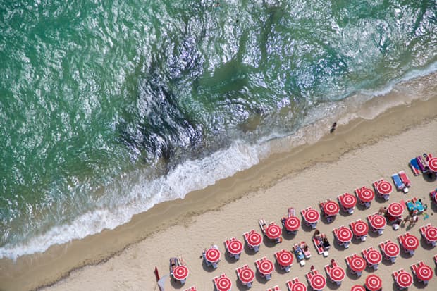 A La Plage by Gray Malin