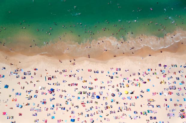 A La Plage by Gray Malin