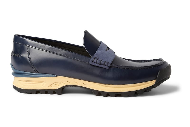 Acne Bernhard Rubber-Soled Leather Penny Loafer