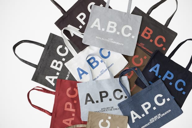 art berlin contemporary x A.P.C. Tote Bag Collection