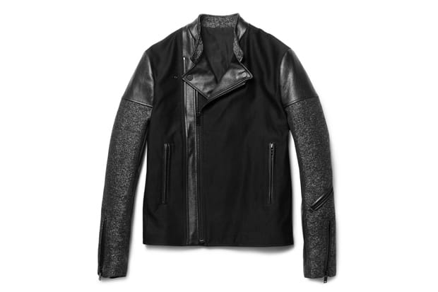 Balenciaga Panelled Slim-Fit Biker Jacket