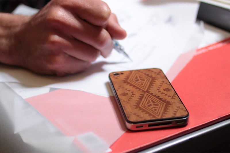 Benny Gold x Material6 Wood iPhone Backing