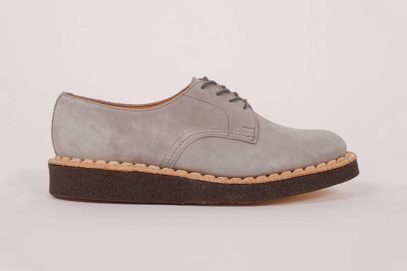 British Remains First Creeper Grey Suede