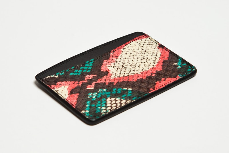Dries Van Noten 2012 Water Snake Leather Accessories