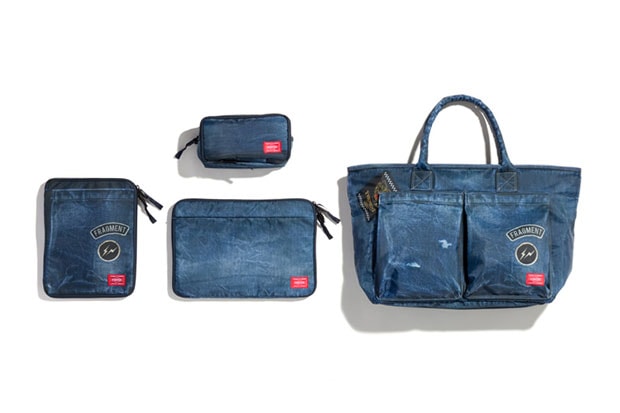 fragment design x Head Porter Denim Print Bag Collection