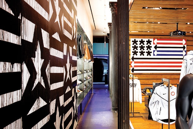 Haze 2012 Olympics Installation @ Nike 21 Mercer Street