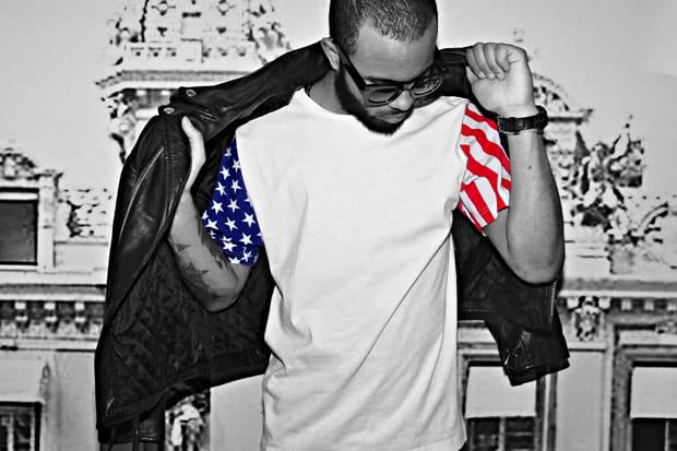 Jalil Peraza American Flag T-Shirt