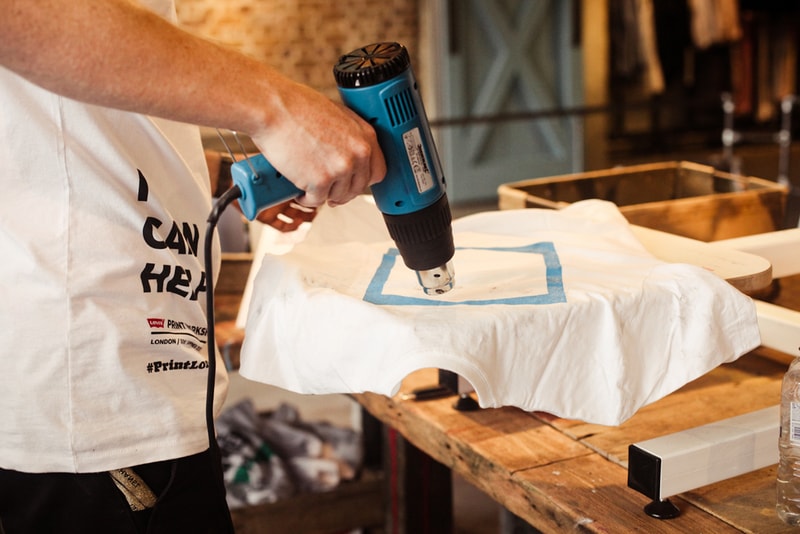 Levi's Print Workshop in London with Anthony Burrill