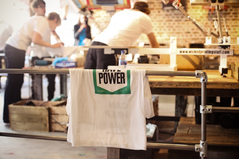 Levi's Print Workshop in London with Anthony Burrill