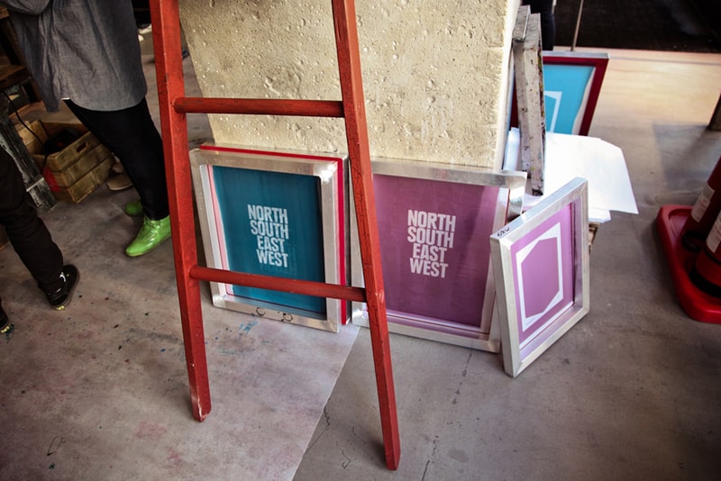 Levi's Print Workshop in London with Anthony Burrill