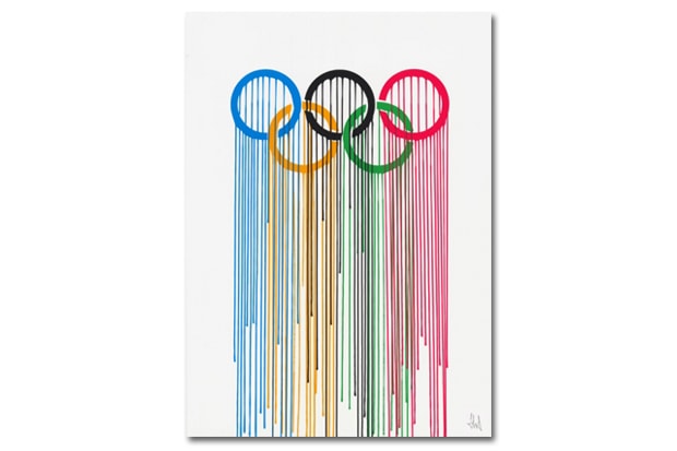 Olympic Rings Print by ZEVS