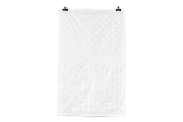 Stamp'd LA All-White American Flag