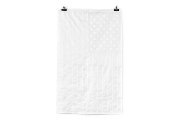 Stamp'd LA All-White American Flag