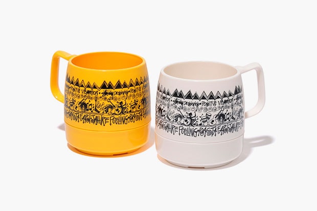 Stussy x DINEX "Positive Vibration" Mugs