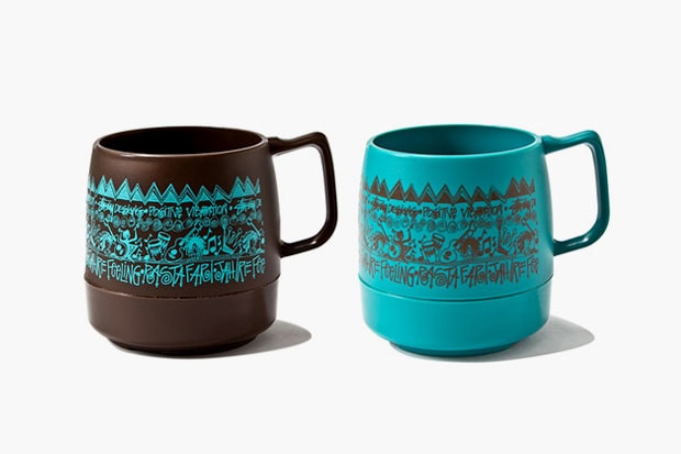 Stussy x DINEX "Positive Vibration" Mugs