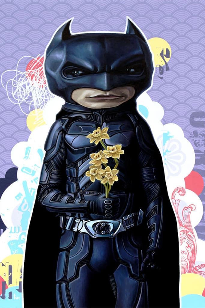 Tim Maclean Mixes Superheroes with Mythological Figures in "Fragments & Phantoms" Exhibition