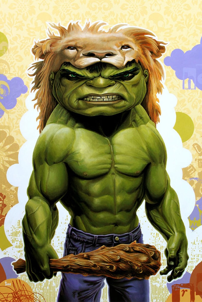 Tim Maclean Mixes Superheroes with Mythological Figures in "Fragments & Phantoms" Exhibition
