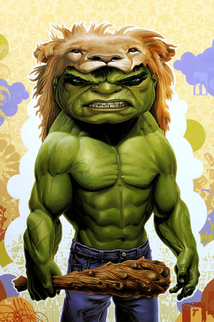 Tim Maclean Mixes Superheroes with Mythological Figures in "Fragments & Phantoms" Exhibition