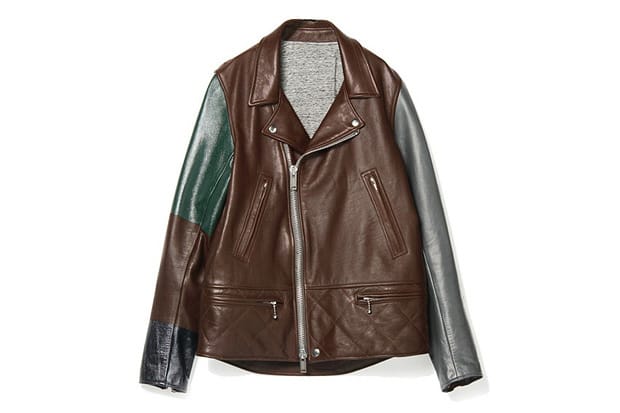 UNDERCOVER J4206-1 Bordeaux Leather Jacket 