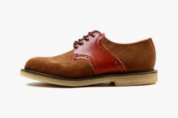 Union x Mark McNairy x Sanders & Sanders Corduroy Saddle Shoe