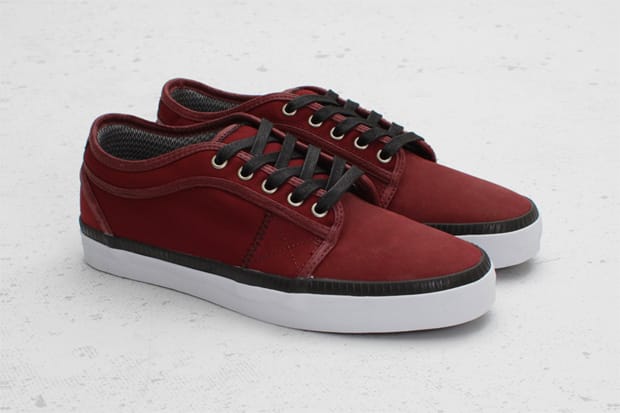 burgundy vans chukka lows