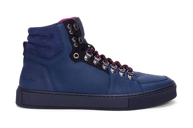 Yves Saint Laurent Navy Malibu Hiking Sneakers