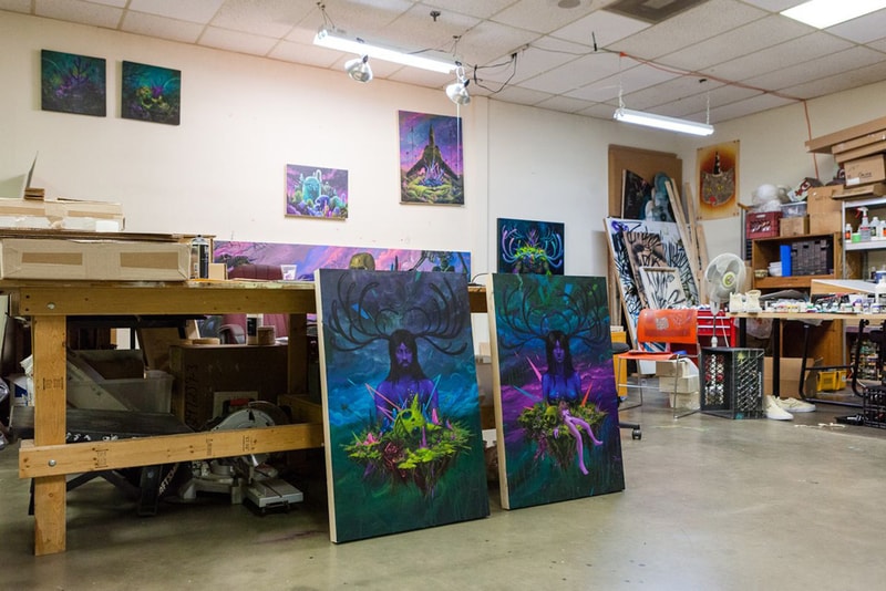 A Studio Visit with Jeff Soto for the "Decay and Overgrowth" Exhibition