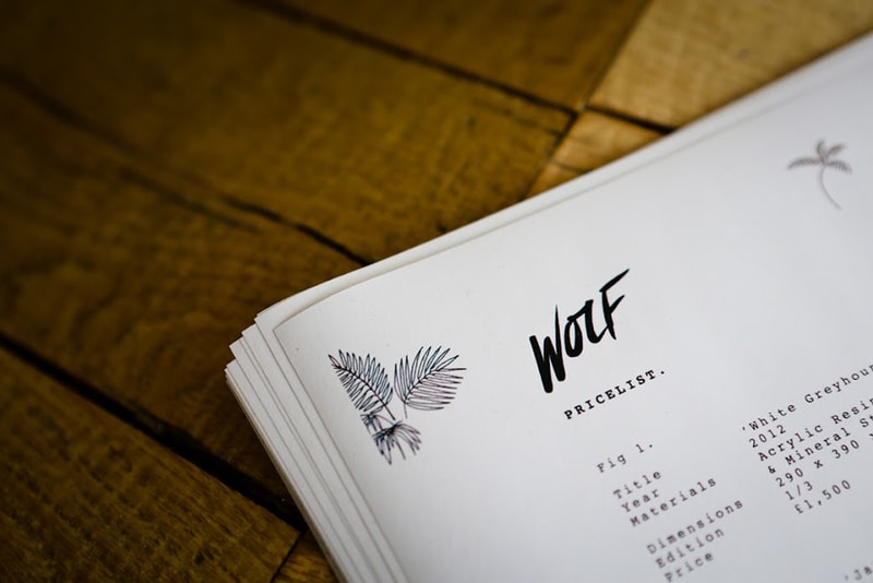 Arran Gregory "WOLF" Exhibition @ Print House Gallery 