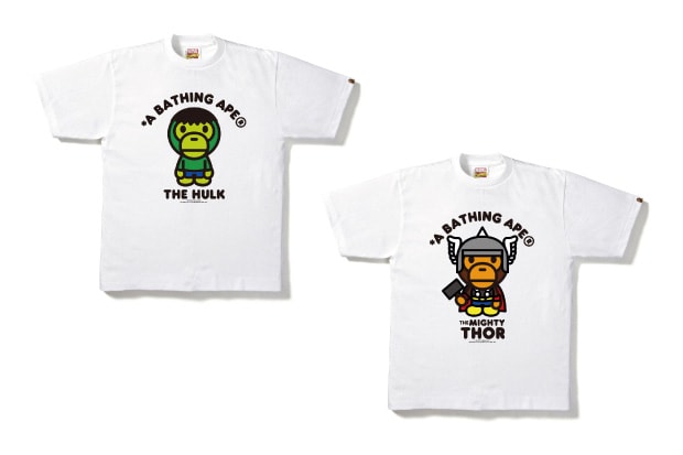 Marvel Comics x A Bathing Ape 2012 “The Avengers” Collection
