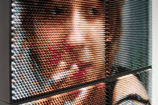 Crayon Portrait Series by Christian Faur