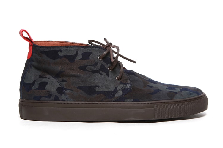 Del Toro Alto Chukka Navy Camo Suede