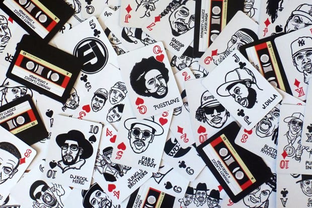 Hip-Hop's All-Time Greatest Immortalized in Illustrated Playing Cards