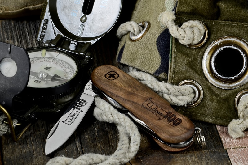 L.L. Bean x Wenger 100th Anniversary EvoWood Swiss Army Knife