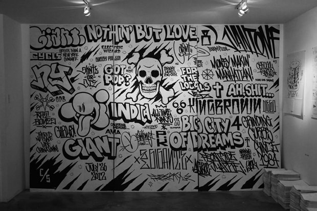 Mike Giant Mural @ Manhattan Bridge Chinatown
