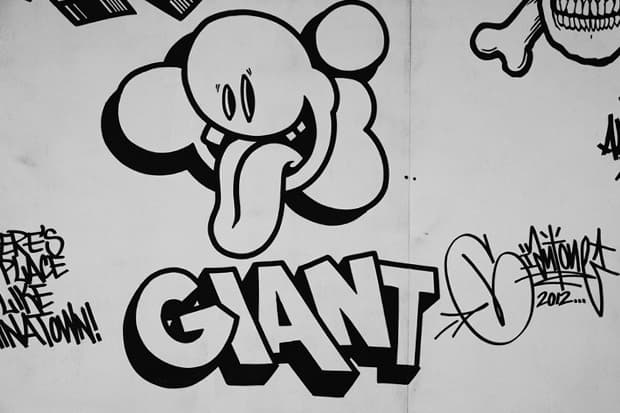Mike Giant Mural @ Manhattan Bridge Chinatown