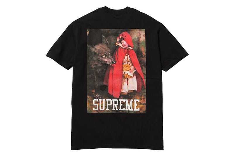supreme red riding hood tee