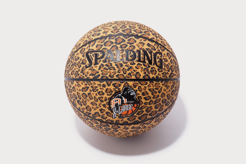 A-1 STORE x XLARGE Leopard Print Spalding Basketball