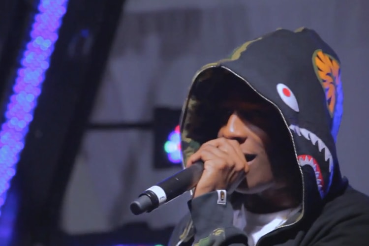 A$AP Rocky at the adidas Originals NYC Store 10th Anniversary Party