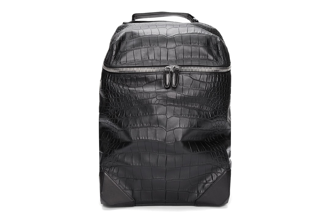 Alexander Wang Black Croc Embossed Leather Wallie Backpack | Hypebeast Alexander Wang Black Croc Embossed Leather Wallie Backpack | Hypebeast