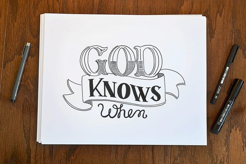 Bob Dylan's Subterranean Homesick Blues: A Hand Lettering Experience