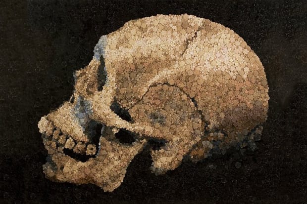 Breathtaking Mosaics Fashioned from Tiny Hand-Cast Objects