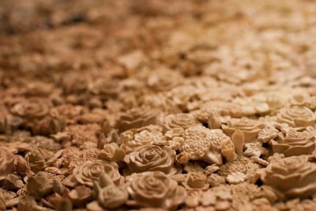 Breathtaking Mosaics Fashioned from Tiny Hand-Cast Objects