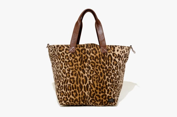 Head Porter Leopard Print Tote Bag