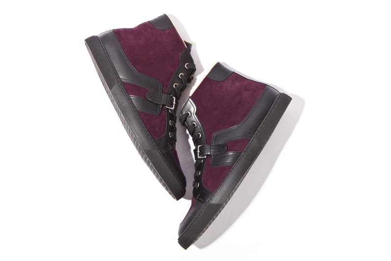 Hermes 2012 Fall Quantum High-Top Sneakers Prune/Noir