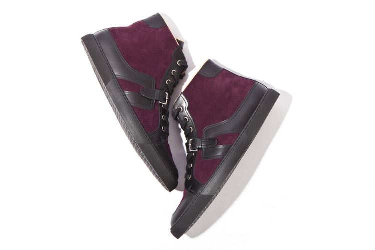 Hermes 2012 Fall Quantum High-Top Sneakers Prune/Noir