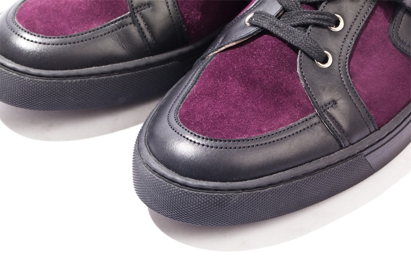 Hermes 2012 Fall Quantum High-Top Sneakers Prune/Noir
