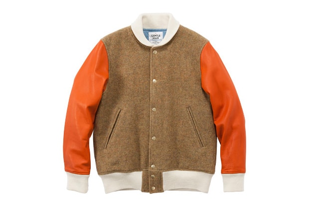 MR. GENTLEMAN English Wool Stadium Jacket